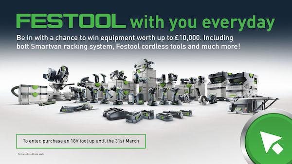 Krage ordningen Afsky Festool with you everyday! Be Festool equipped | Woodworking News
